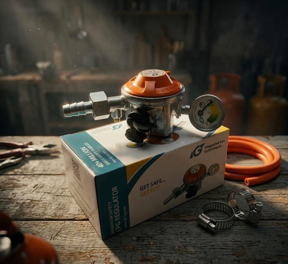 IGT Auto Shut-Off LPG Gas Regulator